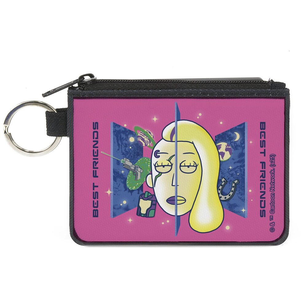 9627 Rick and Morty Wallet, Coin Purse, Rick and Morty Space Beth and Beth